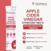 Volemena Apple Cider Vinegar + Probiotics For Weight Management, Gut Health & Digestion For Both Men & Women Apple Flavour- 20 Effervescent Tablets